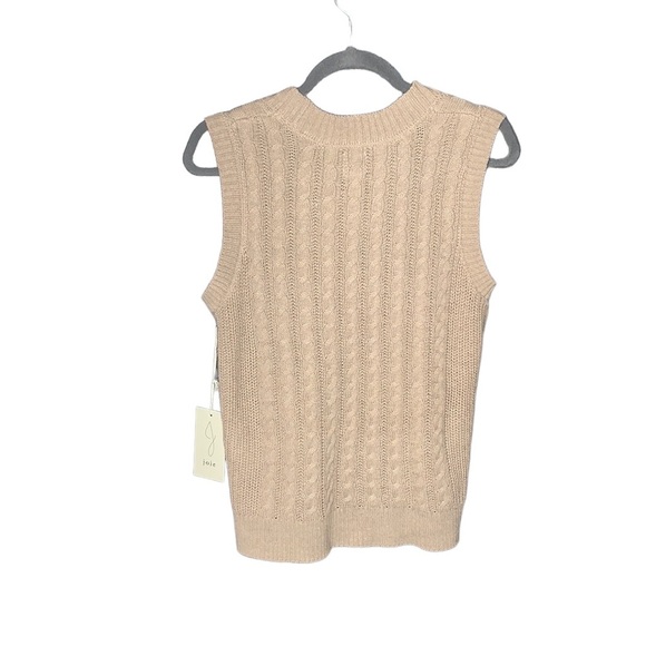 JOIE Cable Knit Sweater Vest NWT Size M - Picture 2 of 9